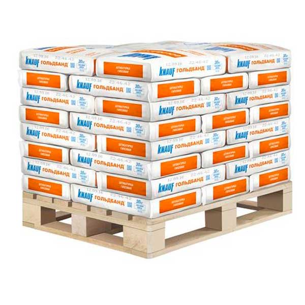 Штукатурка гипсовая КНАУФ-Гольдбанд 30 кг — изображение 3