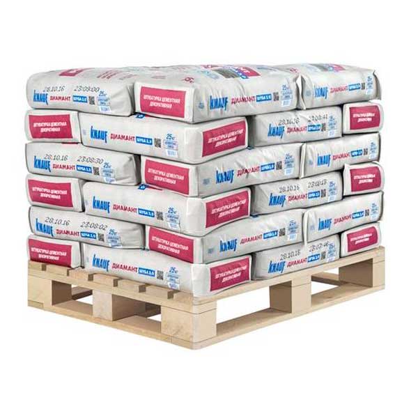 Декоративная штукатурка КНАУФ-Диамант короед 2.5 25 кг — изображение 3