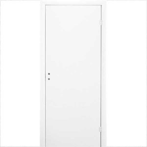 Дверь Олови №10 гладкая белая с притвором 990х2090мм