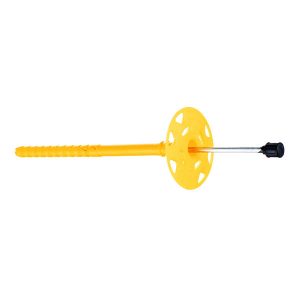 Дюбель для теплоизоляции 10х140 мм металлический гвоздь с термоголовкой 500 шт