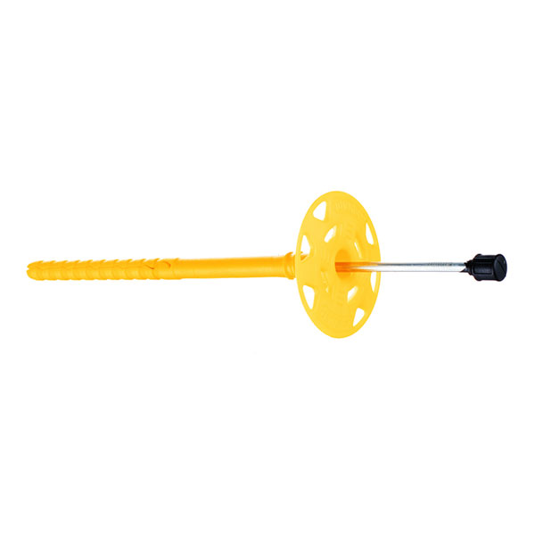 Дюбель для теплоизоляции 10х140 мм металлический гвоздь с термоголовкой 500 шт