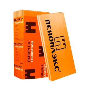 Экструдированный пенополистирол Пеноплэкс Фундамент 1185х585х50 мм 7 шт 0.243 м3