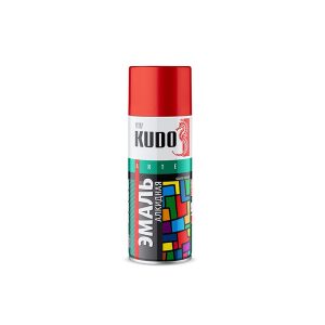 Эмаль-аэрозоль Kudo KU-1003 универсальная красная 520 мл