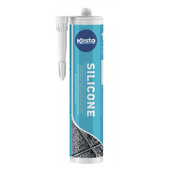 Герметик силиконовый санитарный Kesto №39 светлый мрамор 310 мл
