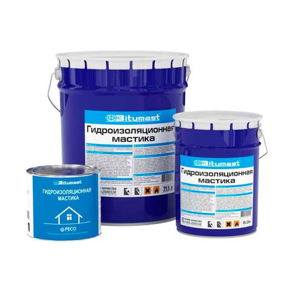 Мастика гидроизоляционная Bitumast 5 л — изображение 2