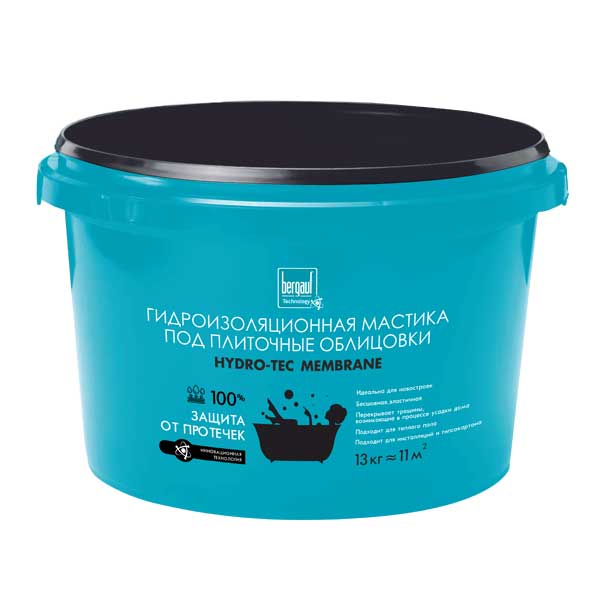 Гидроизоляционная мастика Bergauf Hydro-Tec Membrane 13 кг
