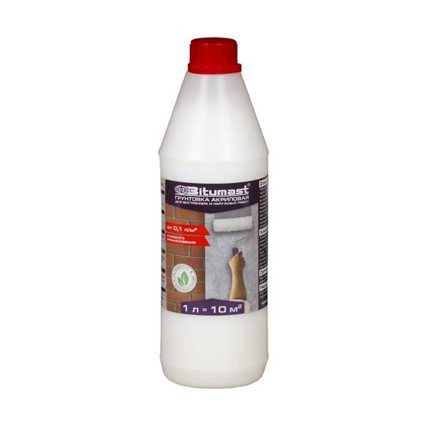 Грунт акриловый Bitumast 1 л
