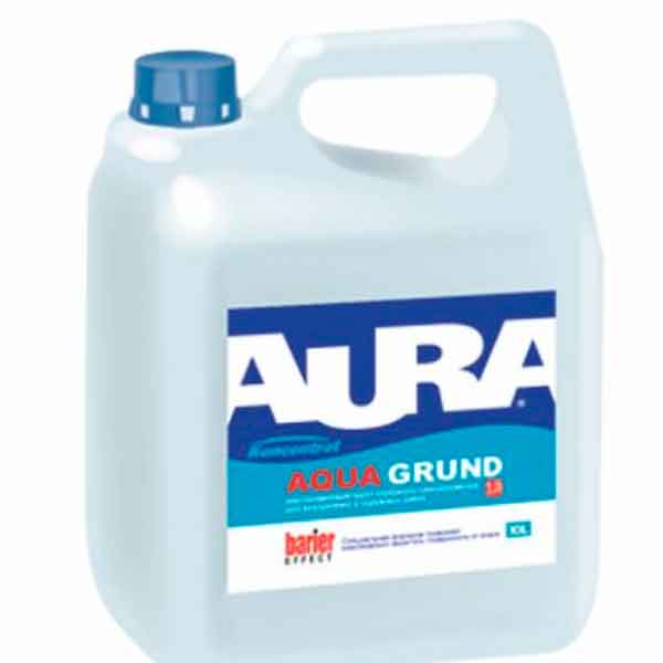 Грунт-концентрат 1:5 влагоизолятор Aura Aqua Grund 10 л