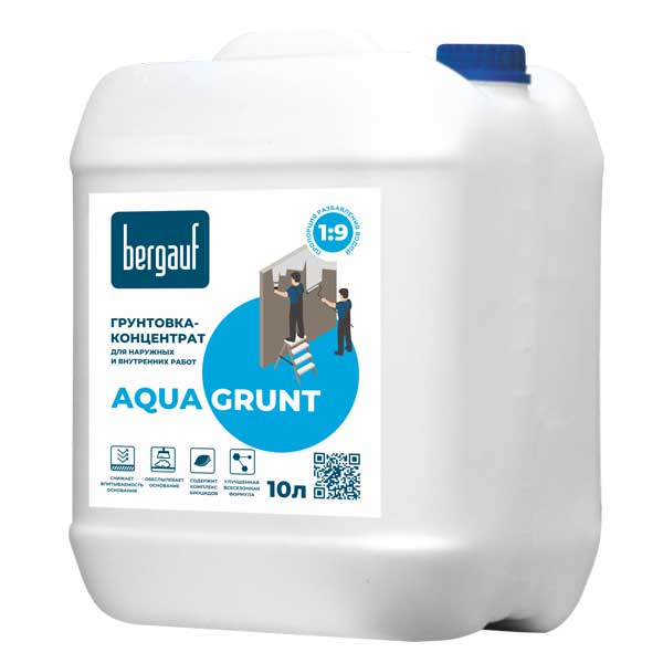 Грунтовка-концентрат Bergauf Aqua Grunt 10 л