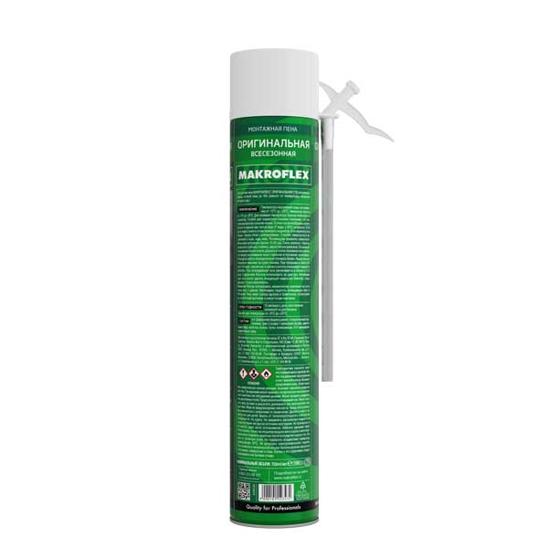 Пена монтажная Makroflex ShakeTec всесезонная стандарт 750 мл — изображение 3