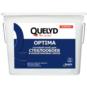 Клей для стеклообоев Quelyd Optima готовый 5 л