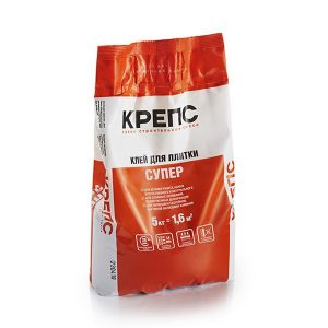 Клей для плитки Крепс Супер 5 кг