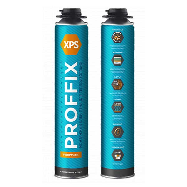 Клей-пена для пенополистерола Proffix XPS 850 мл