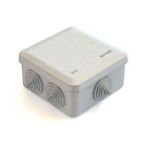 Коробка распределительная Greenel 100х100х50 для наружного монтажа 6 вводов IP55