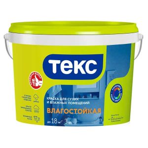 Краска в/д Текс Универсал влагостойкая 3 кг
