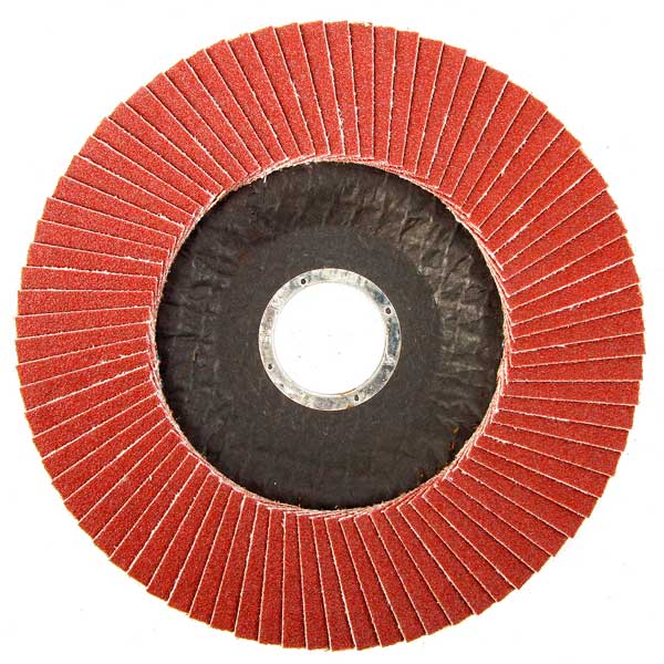 Круг лепестковый торцевой по металлу Луга 125х22 мм Р120