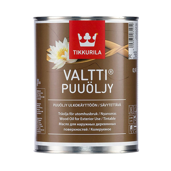 МаслоTikkurila Valtti Puuöljy для дерева основа ЕС 0.9 л