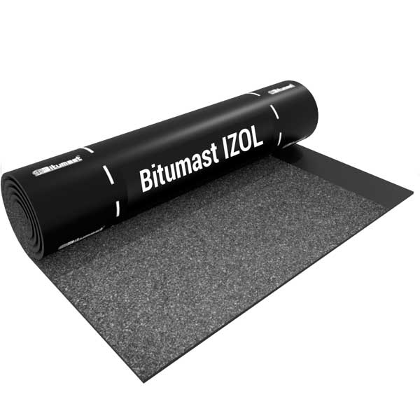 Наплавляемая кровля Bitumast Изол ХКП сланец серый 10 м.кв