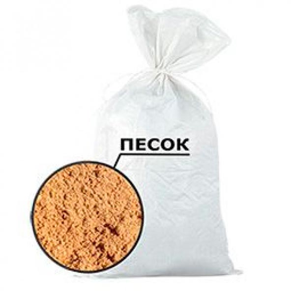 Песок строительный фракция 2,0 -2.5 мм 50 кг