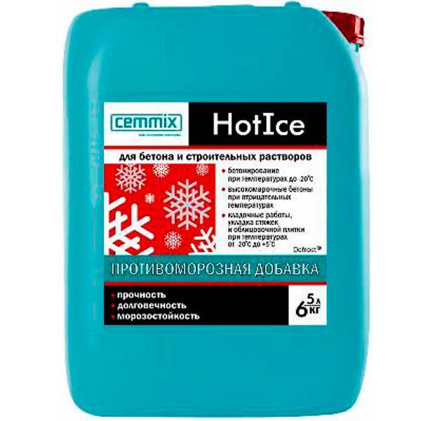 Противоморозная добавка Hot Ice -20C 5 л