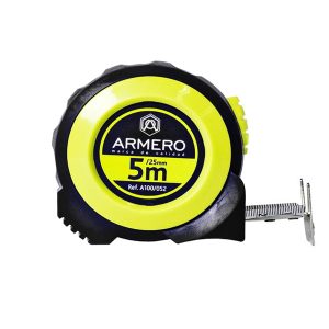 Рулетка Armero 5 м х 25 мм автостоп