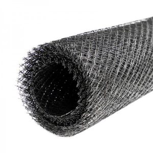 Сетка штукатурная ЦПВС 20х0.7х0.5 мм оцинкованная 10х10 мм 1х25 м рулон