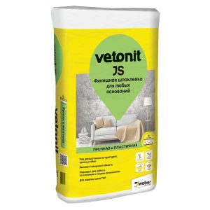 Шпаклевка финишная Weber.Vetonit JS 20 кг