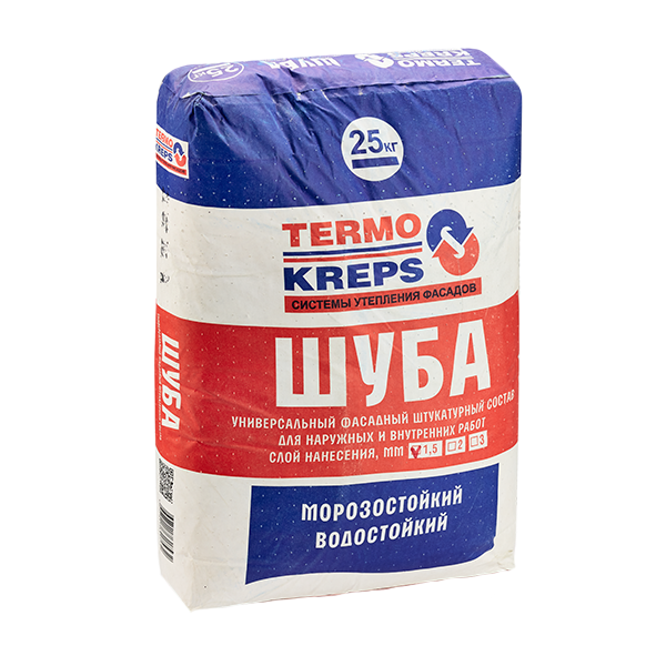 Декоративная штукатурка Крепс Шуба 3 мм 25 кг