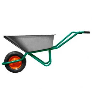 Тачка садово-строительная одноколесная 90 л 180 кг