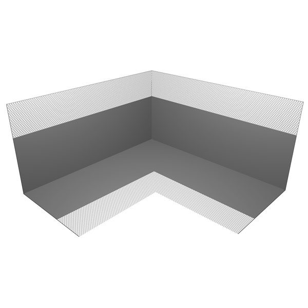 Угол гидроизоляционный внутренний Plitonit ГидроЛента 90° 140х140 мм