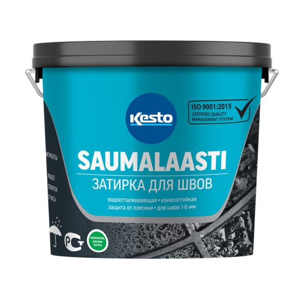 Затирка Kesto Saumalaasti 048 графитово-серый 10 кг